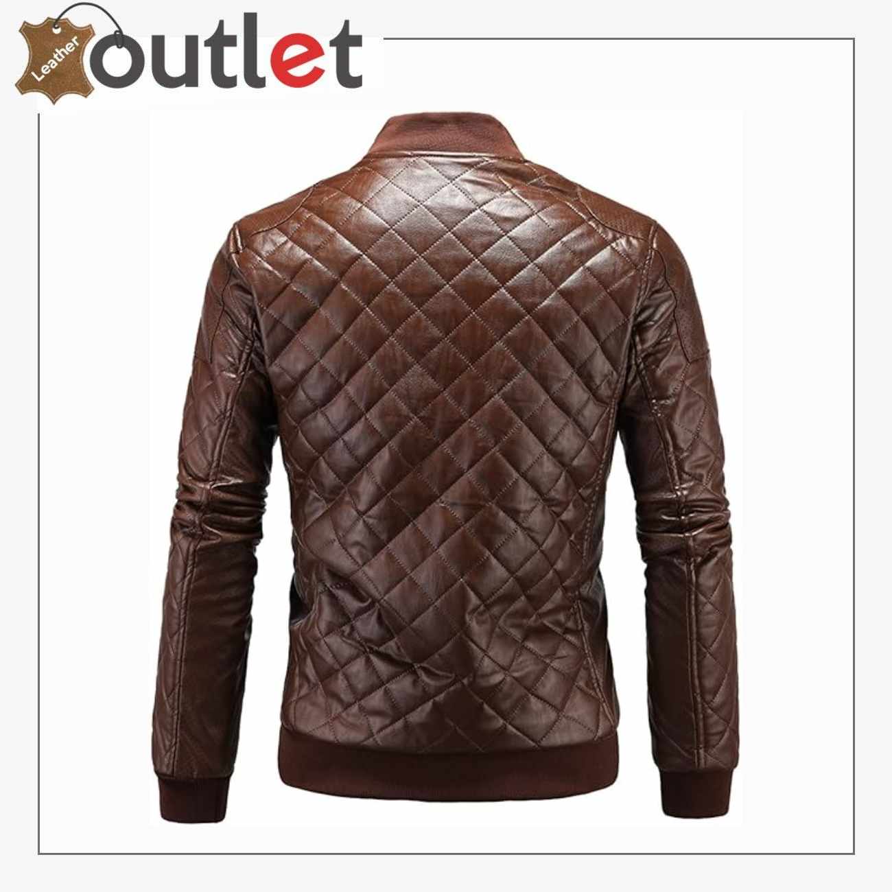 Herren Fliegerjacke aus braunem Leder