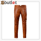 Men's Brown Leather Pants – Premium Genuine Leather Trousers