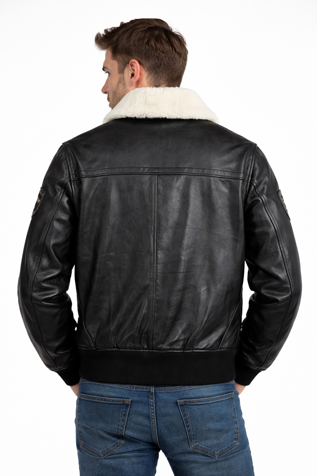 Fliegerbomberjacke G-1 aus Leder – Echter Piloten-Stil