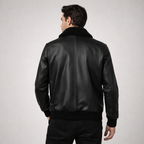 Men's Black G-1 Flight Leather Jacket