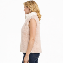 Load image into Gallery viewer, Moncler Tournel Beige Teddy Padded Vest – Women’s Luxury Gilet
