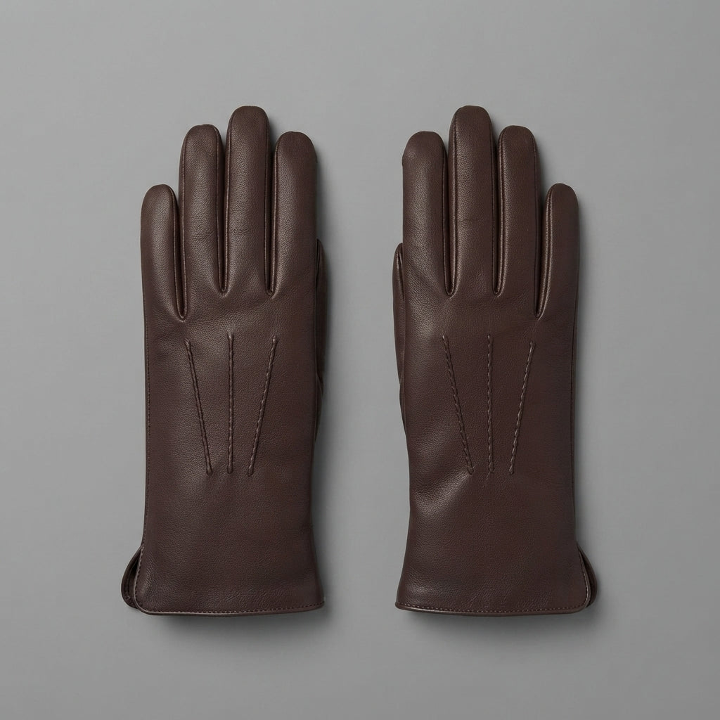 Buy Women's Brown Leather Gloves