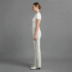 Women's White Leather Pant