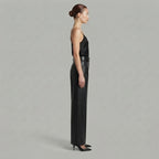 Women's Black Leather Pant