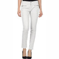 " White Premium Leather Pants for Women"