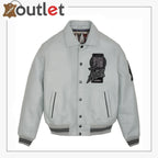 Bestickte Avirex Lederjacke