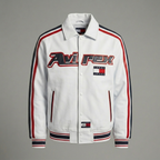 Herren Sport-Lederbomberjacke – Moto Streetwear Stil