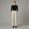 Women's White Leather Pant