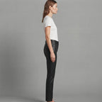 Women's Black Leather Pant