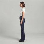 Women's Blue Leather Pant