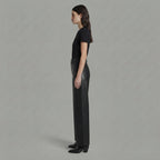 Women's Black Leather Pant