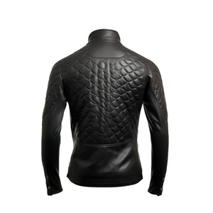 Genuine Leather Men Turtle Black Shirt Leather Outlet