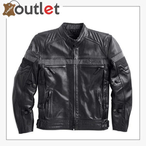 H-D Men's Triple Vent System Evolution Leather Jacket