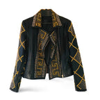 Handmade Studded Leather Jacket Leather Outlet