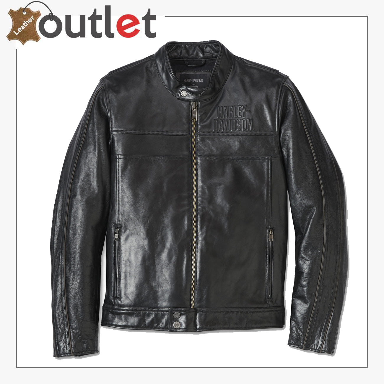 Harley-Davidson H-D Flex Layering System Café Racer Lederjacke
