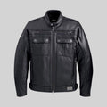 Harley-Davidson Herren Lederjacke Crossroad Schwarz