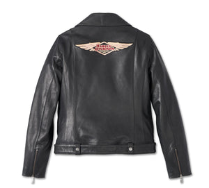 Harley-Davidson Women's 120th Anniversary Black Leather Jacket