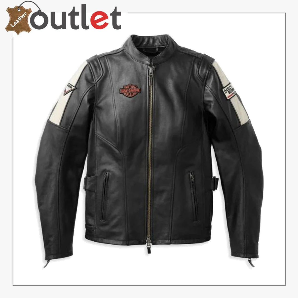 Harley-Davidson Damen Leder Motorradjacke „Enduro“
