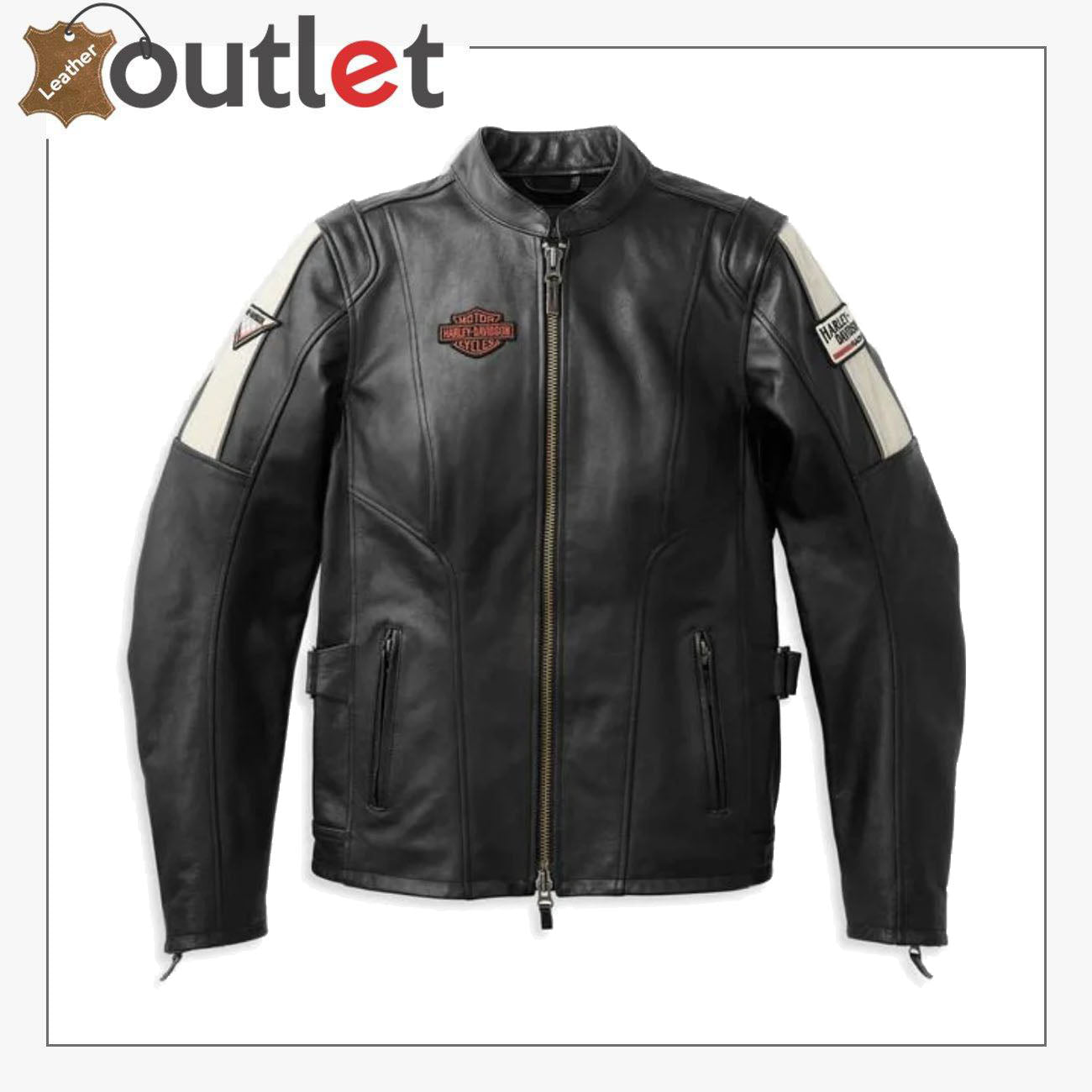 Harley-Davidson Damen Leder Motorradjacke „Enduro“