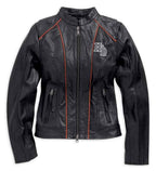 Harley-Davidson Damen Lederjacke „Epoch“ in Schwarz