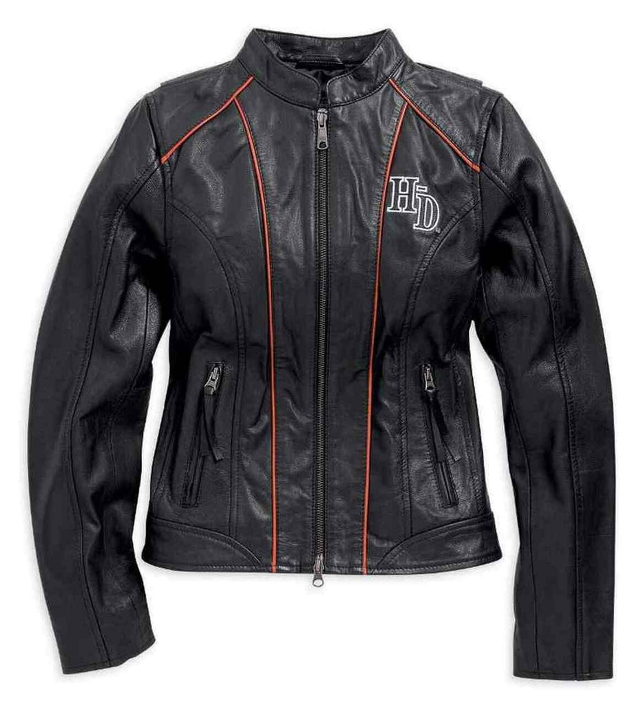 Harley-Davidson Damen Lederjacke „Epoch“ in Schwarz