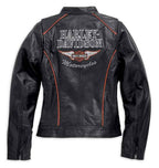 Harley-Davidson Damen Lederjacke „Epoch“ in Schwarz