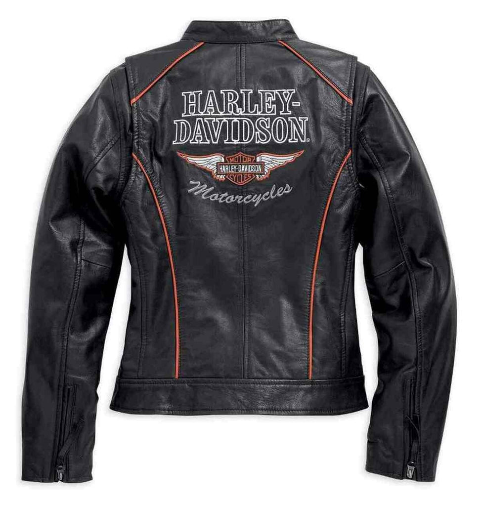 Harley-Davidson Damen Lederjacke „Epoch“ in Schwarz