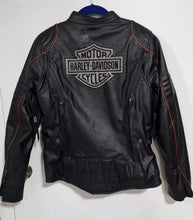 Load image into Gallery viewer, Harley-Davidson Women’s Reflective Rider Leather Jacket
