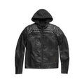 Harley Auroral Black Leather Jacket Leather Outlet
