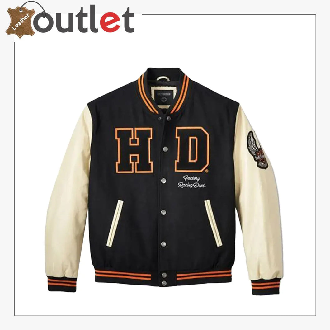 Harley Davidson 120th Anniversary Varsity Bomber Jacket