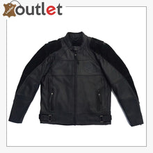 Load image into Gallery viewer, Harley Davidson Men Darkness Ace Of Spades Leather Jacket
