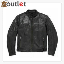 Load image into Gallery viewer, Harley Davidson Men&#39;s Reflective Skull Leather Jacket
