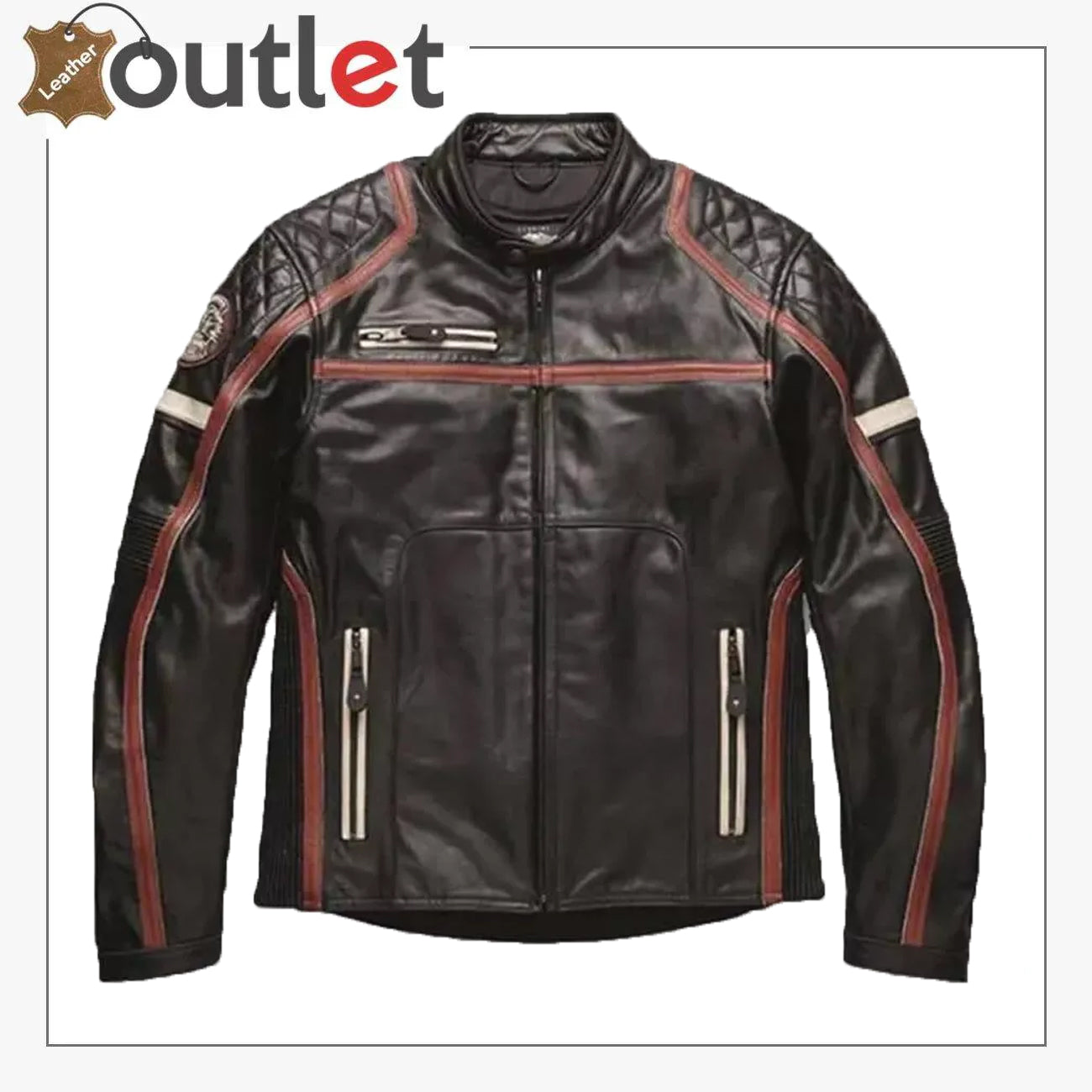 Harley Davidson Slim Fit Motorradjacke