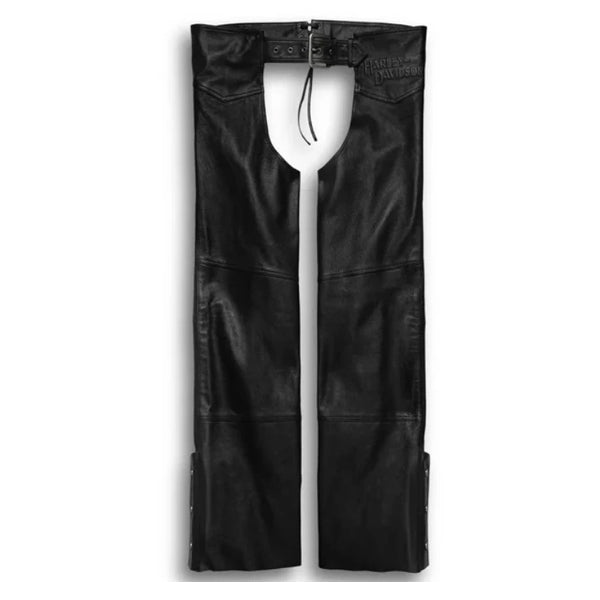 Harley Herren Lederchaps Stock II
