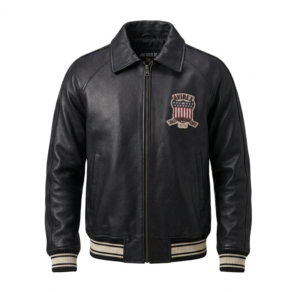 Distressed Leder Motorradjacke – Vintage Heritage Edition