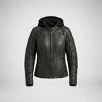 Damen Aurora Harley Davidson Echtlederjacke – Schmale Passform Moto-Stil