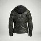 Damen Aurora Harley Davidson Echtlederjacke – Schmale Passform Moto-Stil