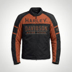 Men’s Gastone Colorblocked Riding Jacket – Harley Style Motorcycle Jacket