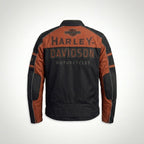 Men’s Gastone Colorblocked Riding Jacket – Harley Style Motorcycle Jacket
