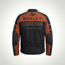 Load image into Gallery viewer, Men’s Gastone Colorblocked Riding Jacket – Harley Style Motorcycle Jacket
