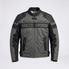 Load image into Gallery viewer, Men’s Codec Textile &amp; Mesh Riding Jacket – Harley Style Ventilated Motorcycle Jacket
