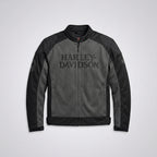 Men’s Willie G Skull Mesh Riding Jacket – Harley Style Breathable Motorcycle Jacket