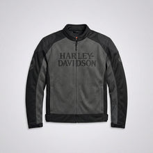 Laden Sie das Bild in den Galerie-Viewer, Herren Willie G Skull Mesh Motorradjacke – Atmungsaktive Motorradjacke im Harley-Stil
