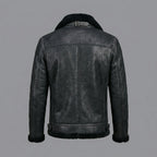 B3 Shearling Leather Jacket _ Men's Flying Jacket