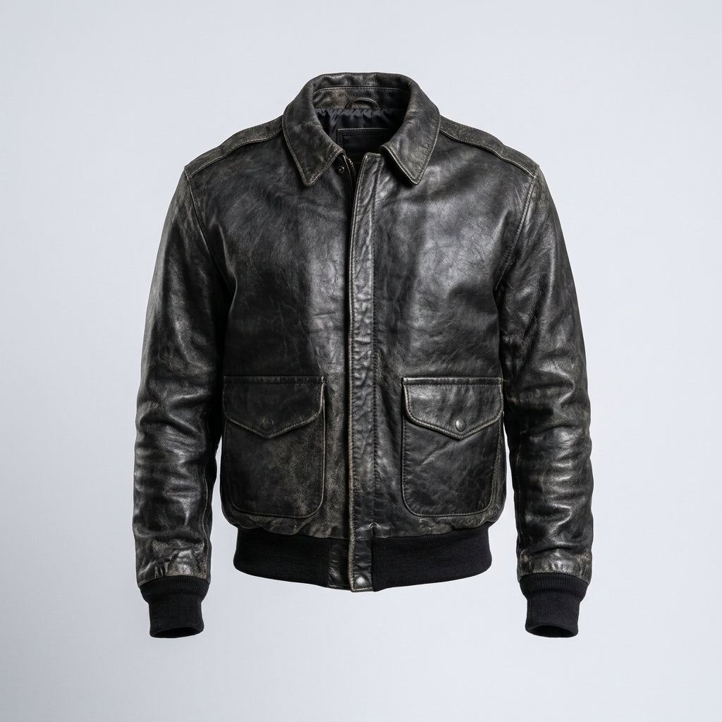 Men’s Lambskin Leather Biker Jacket – Premium Moto Style Jacket