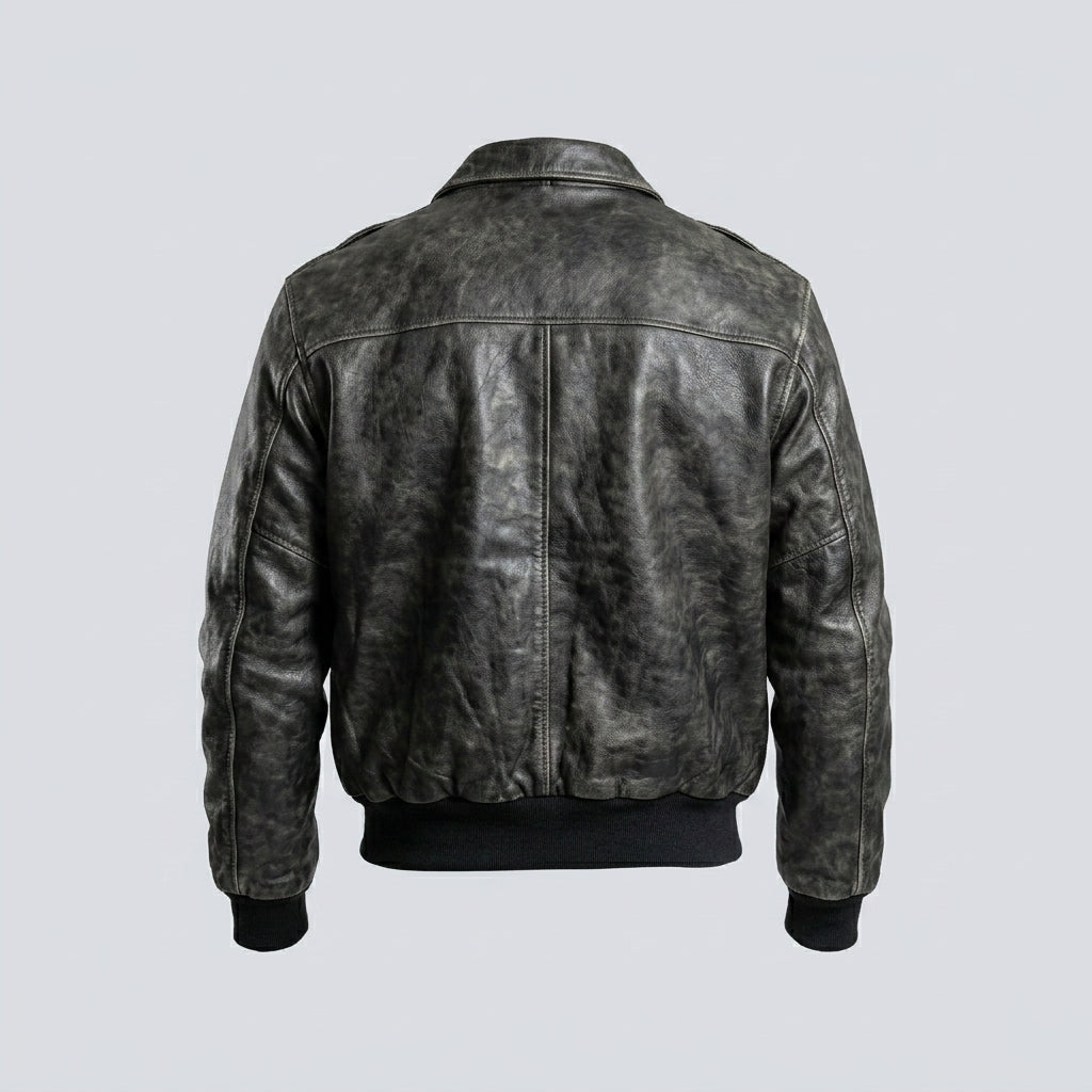 Men’s Lambskin Leather Biker Jacket – Premium Moto Style Jacket
