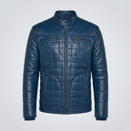Men’s Classic Black Leather Jacket – Timeless Casual Biker Coat