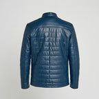 Men’s Classic Black Leather Jacket – Timeless Casual Biker Coat