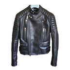 Leder Bikerjacke Herren Mode