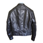 Leder Bikerjacke Herren Mode